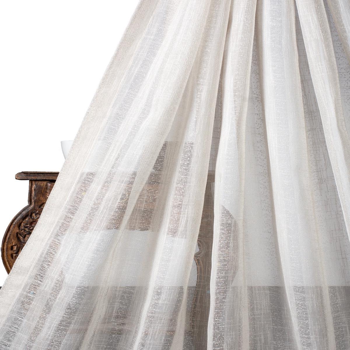 'Whisper Soft' Fabric by the Yard (White/ Cream)