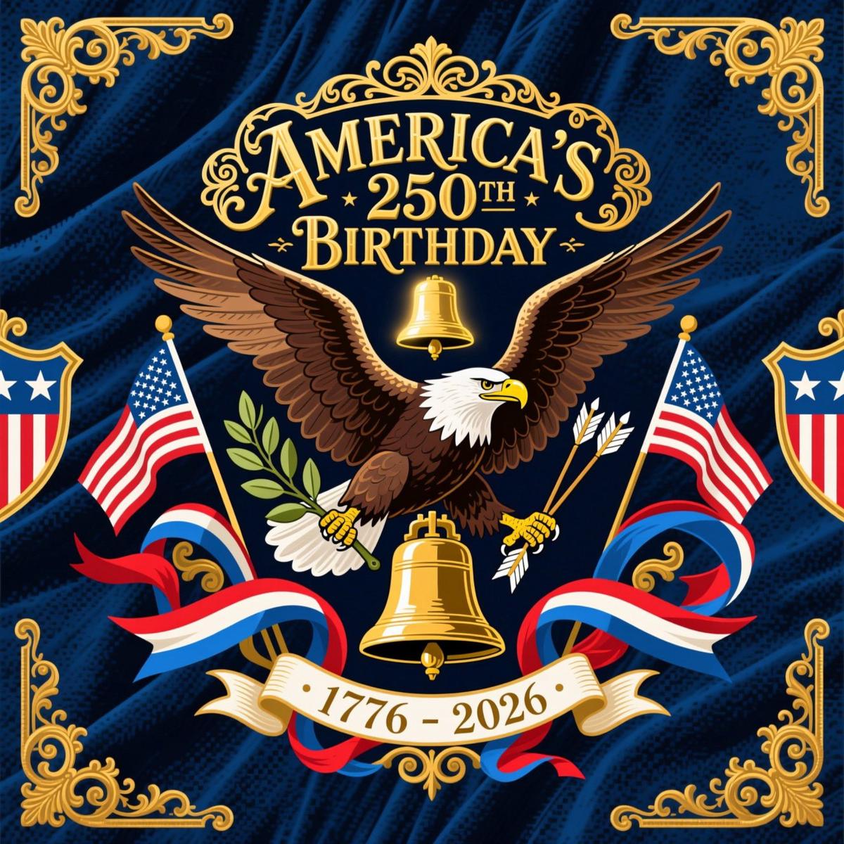 250th Anniversary Pattern 13 Quilting Cotton Fabric