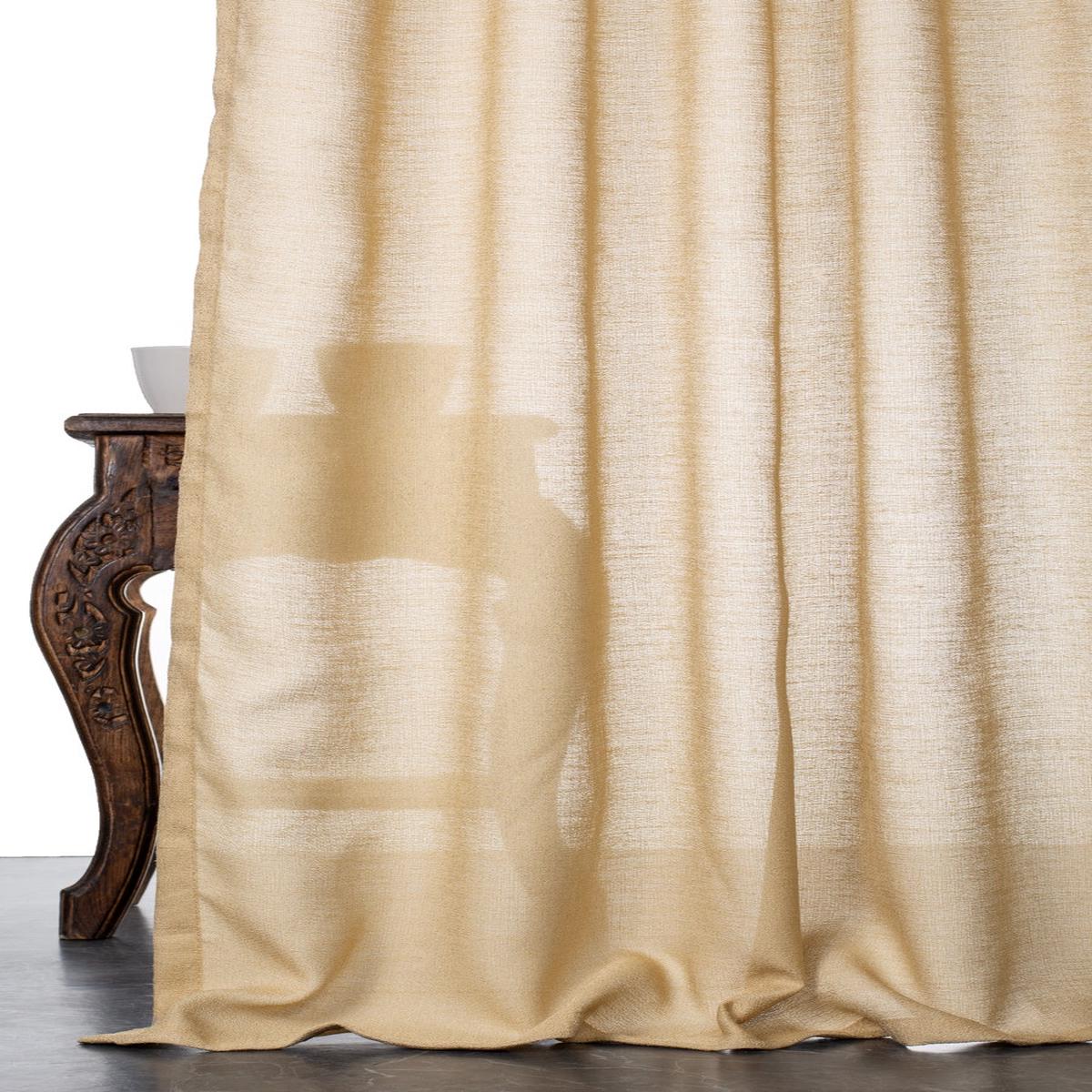 'Gilded Lily' Fabric by the Yard (Macaroon Beige/ Warm Yellow)