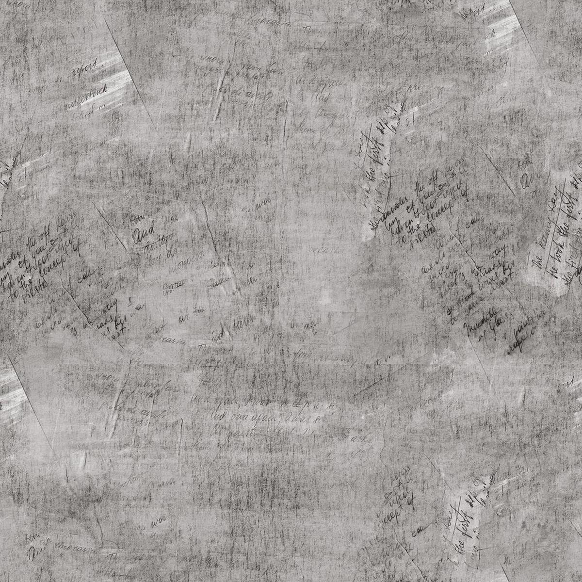 Vintage Script Fabric - Weathered Brown