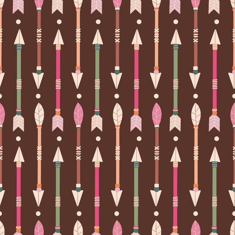 Western Cowgirl Pattern 4 Quilting Cotton Fabric