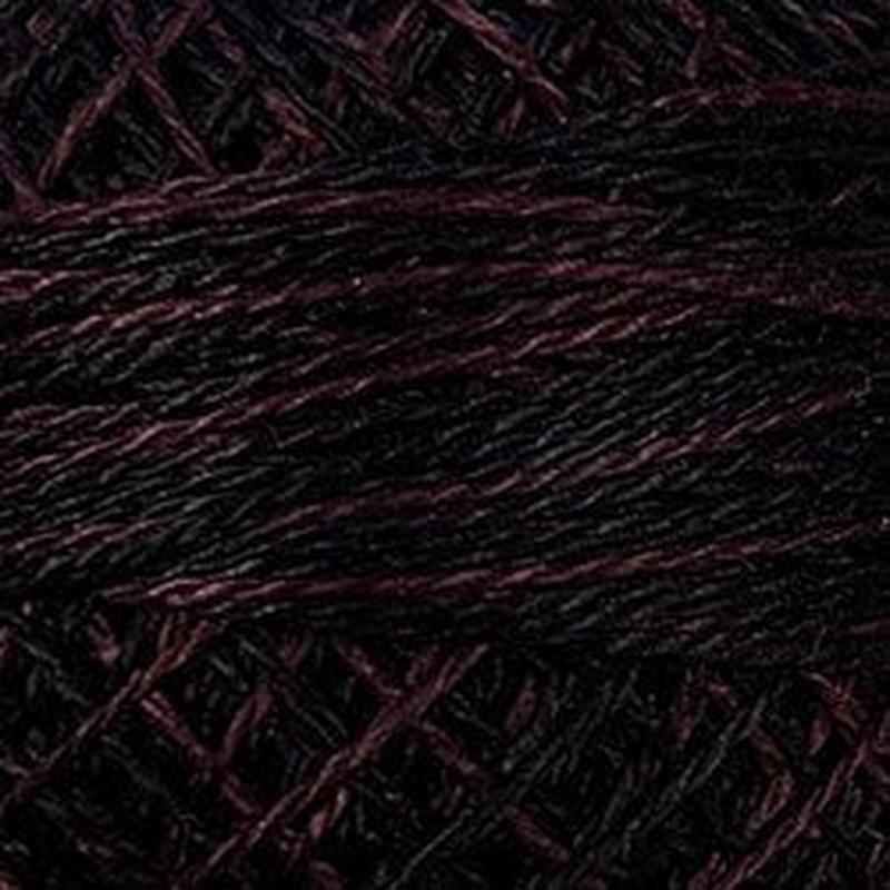 Valdani 5wt Variegated O524 - Maroon Moss