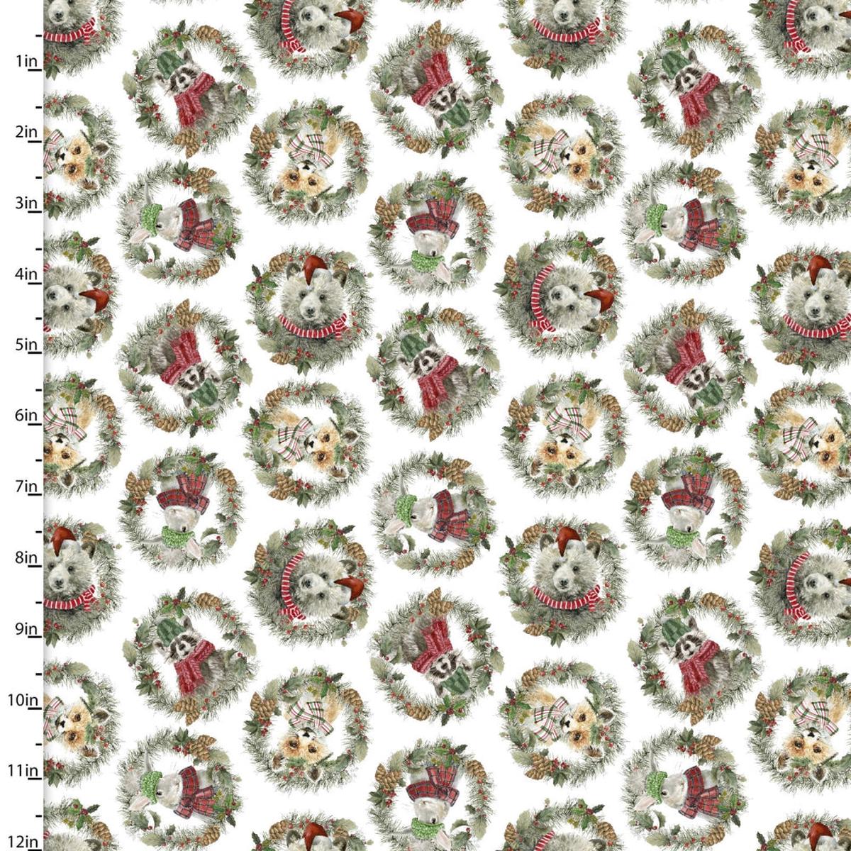 Whimsy Winter Wonderland Fabric  Three Wishes | 100% Cotton
