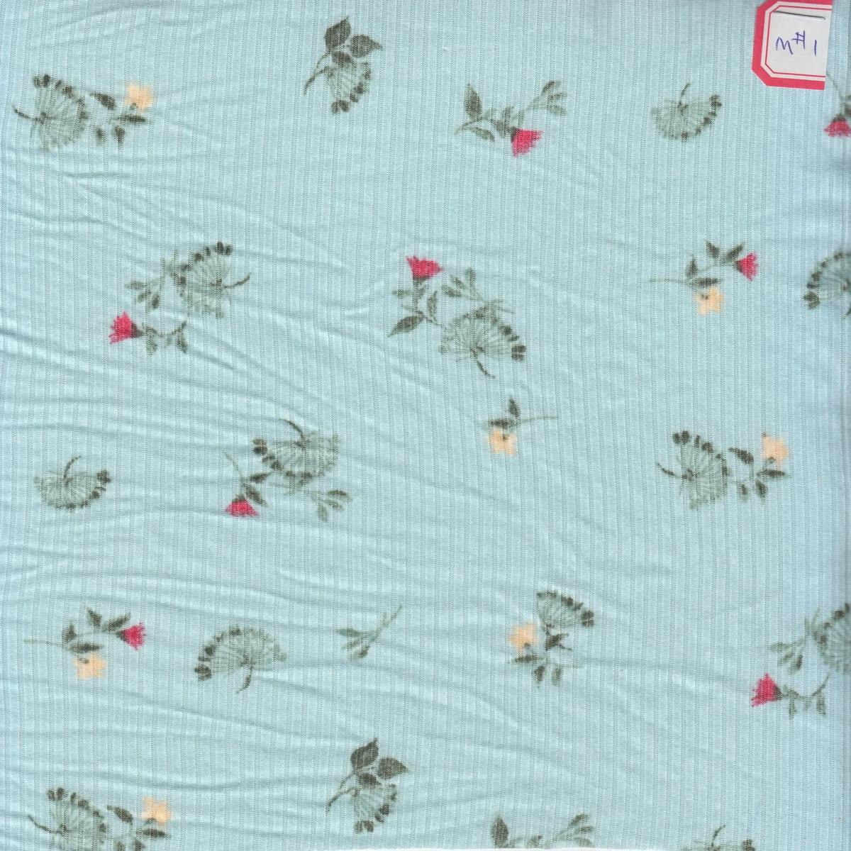Yummy Rib Knit Ditsy Floral Print - KNT3422-MS10610 - SAGE