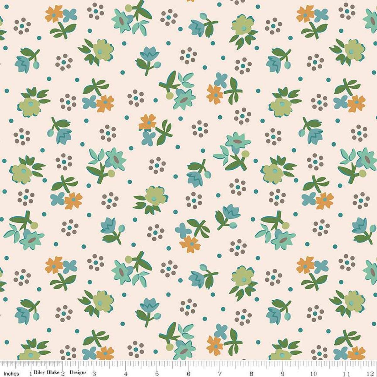3-Yard cut- SALE Gentler Times Reunion WIDEBACK WB16493 Pebble - Riley Blake - 108