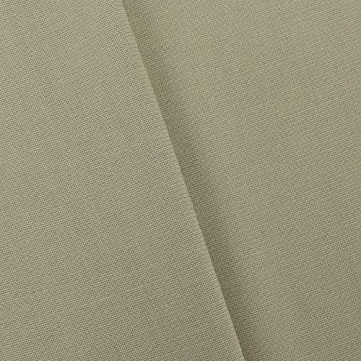 1 YD PC-Beige Tropical Wool Blend Semi-Opaque Basketweave Shirting Fabric