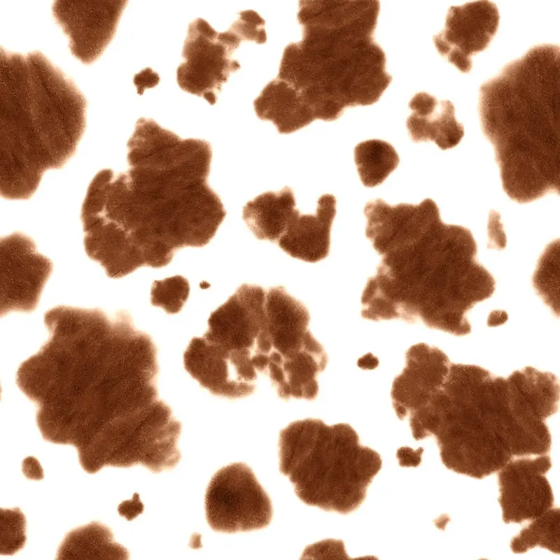 Watercolor Cow Print Fabric