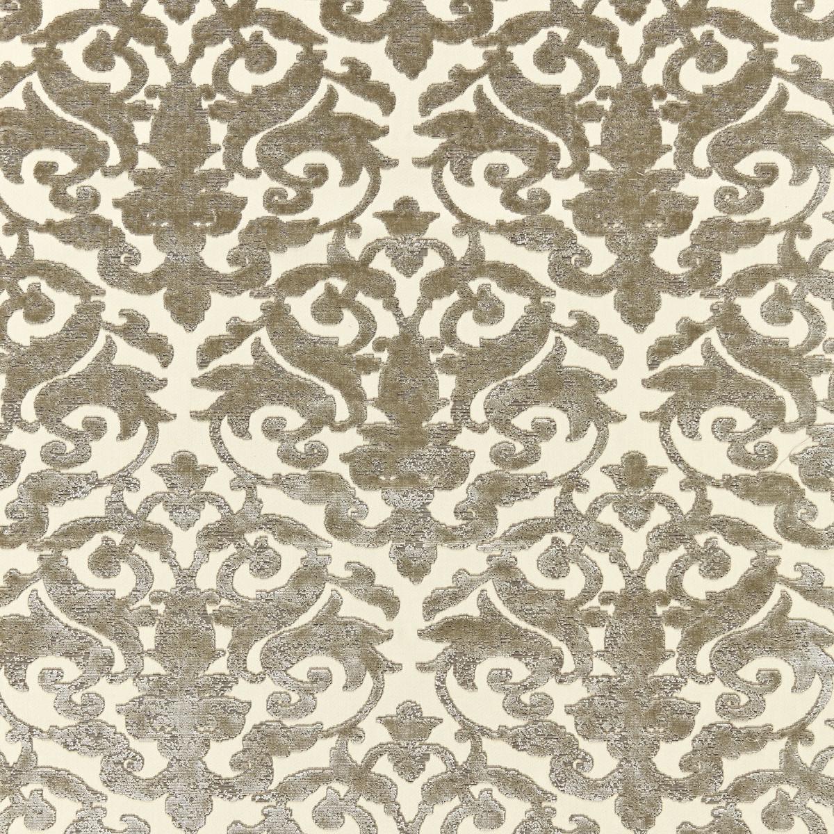 Venezia Silk Velvet Pewter Fabric