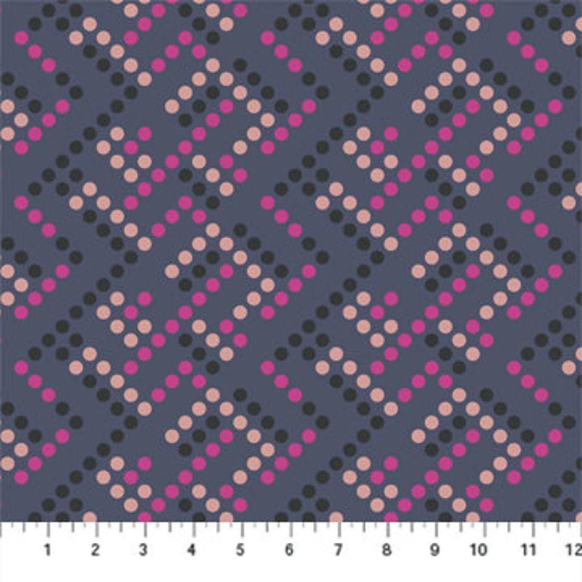 ZigZag Dots Denim by Dana Willard