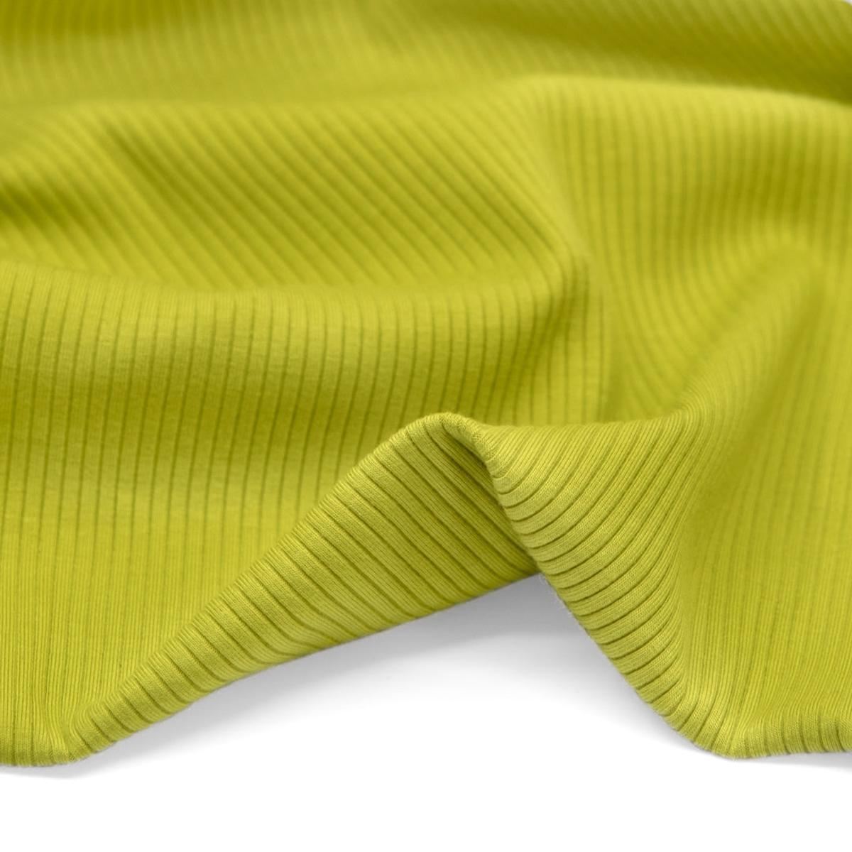 Unwind Bamboo Cotton Rib Knit - Electric Lime