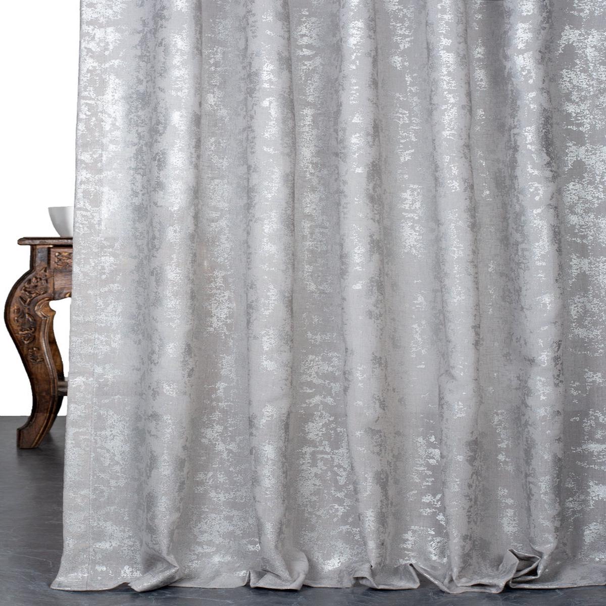 'Titanium Edge' Fabric by the Yard (Gray)