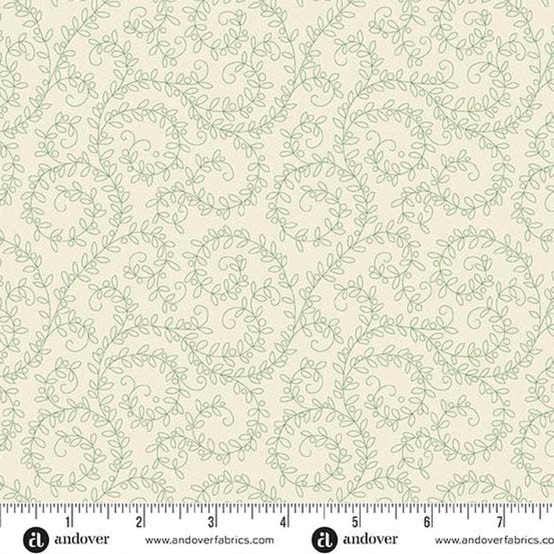 Whimsy - Cream Doodle Vine
