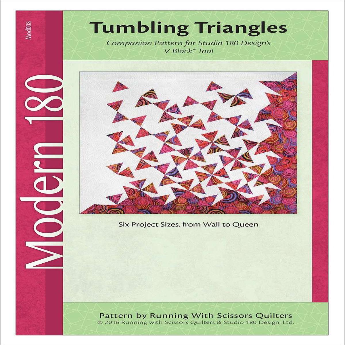 Tumbling Triangles Quilt Pattern by Deb Tucker