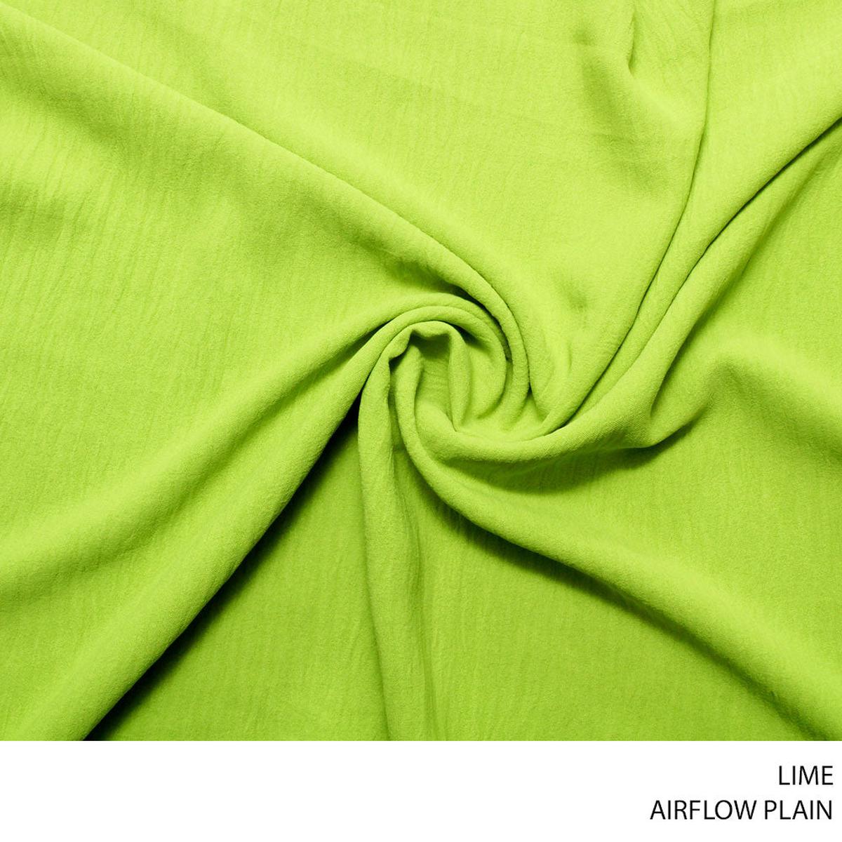 AIRFLOW PLAIN FABRIC 150CM LIME ROLL ROLL 001
