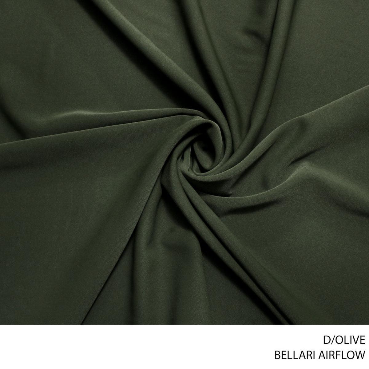 BELLARI AIRFLOW FABRIC 150CM D/OLIVE
