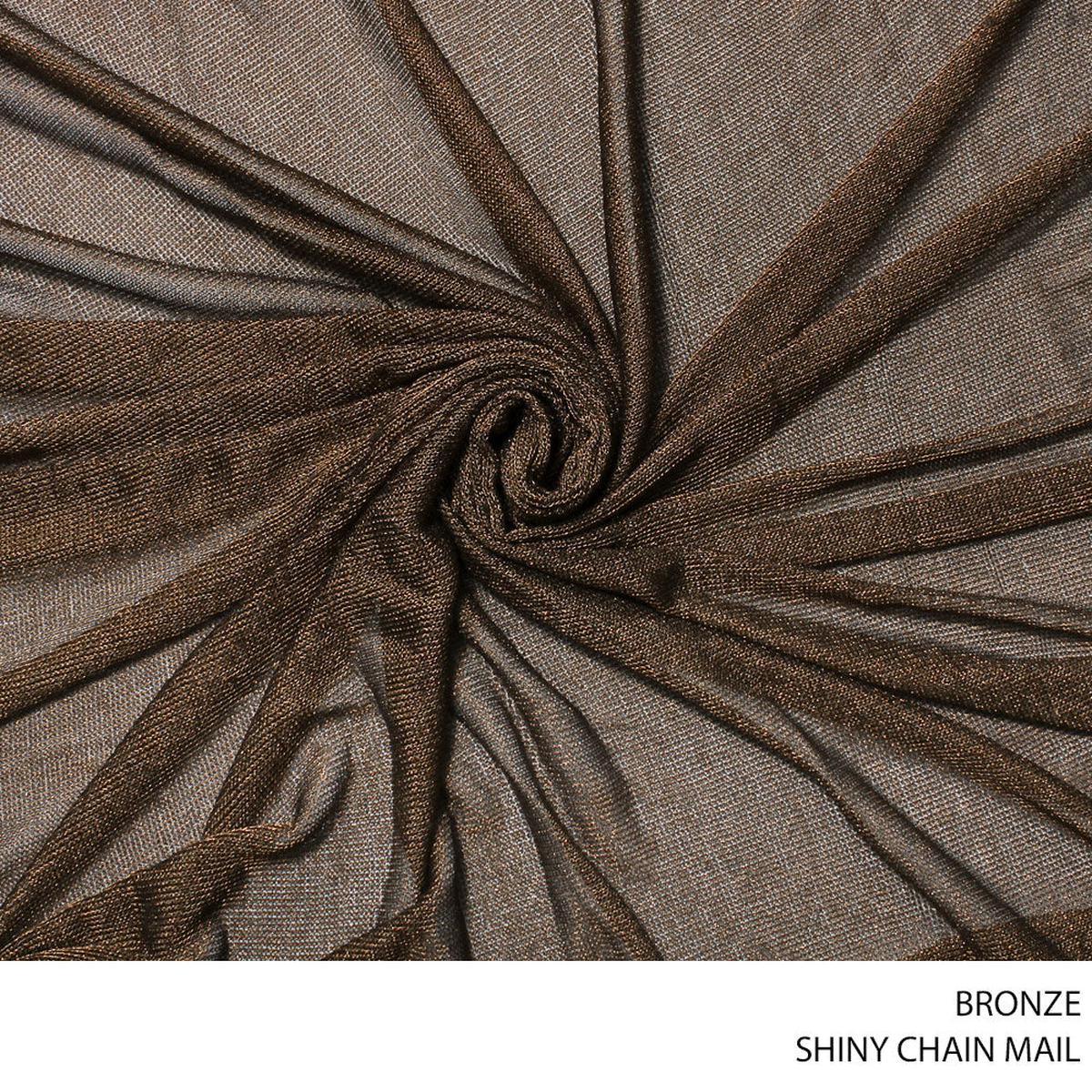 CHAIN MAIL SHINY BRONZE ROLL ROLL 001