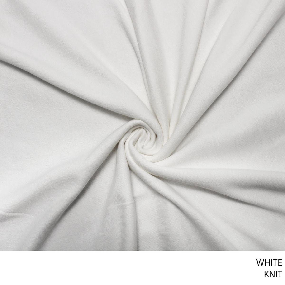 KNIT FABRIC WHITE ROLL ROLL 001