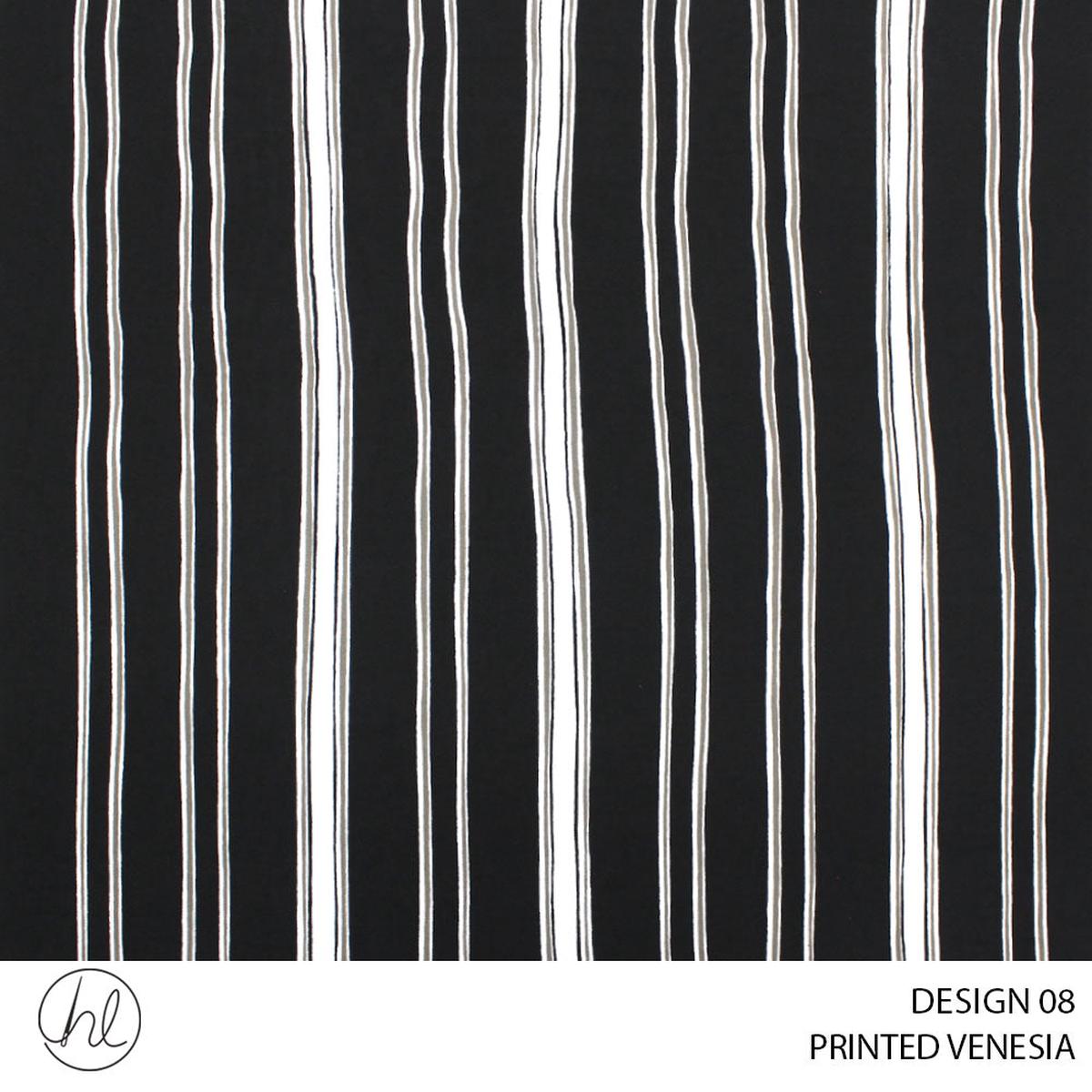 PRINTED VENETIA DESIGN 08 150CM WIDE PER M51