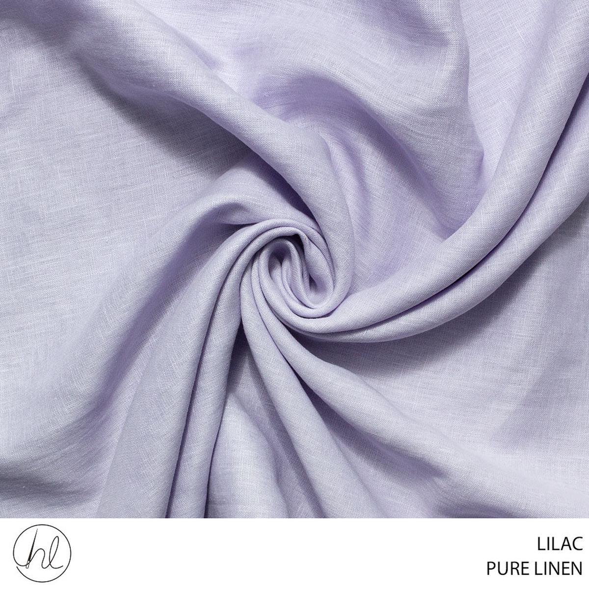 PURE LINEN PLAIN FABRIC 150CM LILAC ROLL 001 1