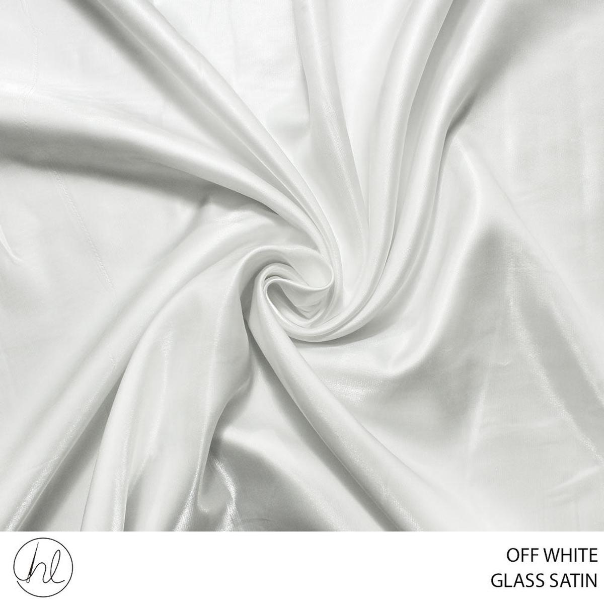 SATIN GLASS 150CM OFF/WHITE ROLL ROLL 001