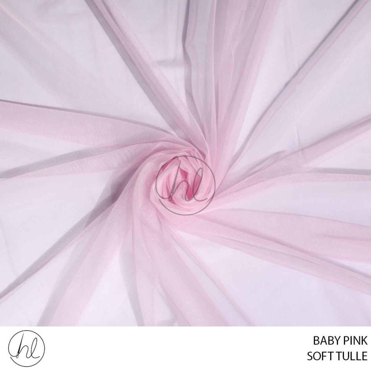 SOFT TULLE 18 BABY PINK 150CM PER M