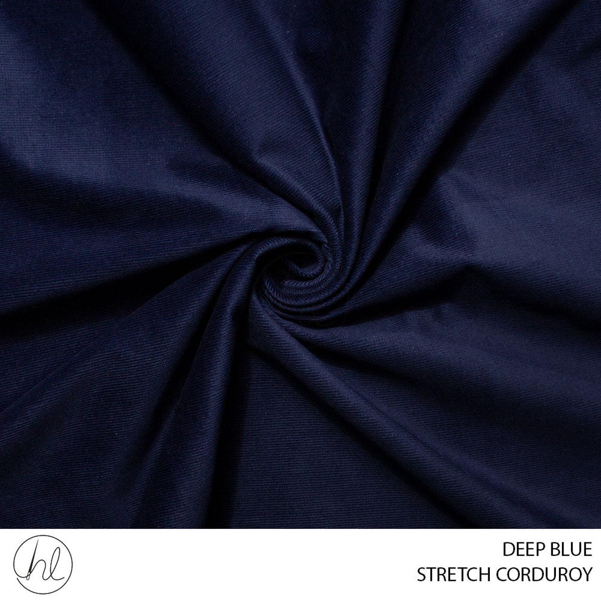 STRETCH CORDUROY 51 DEEP BLUE 150CM PER M