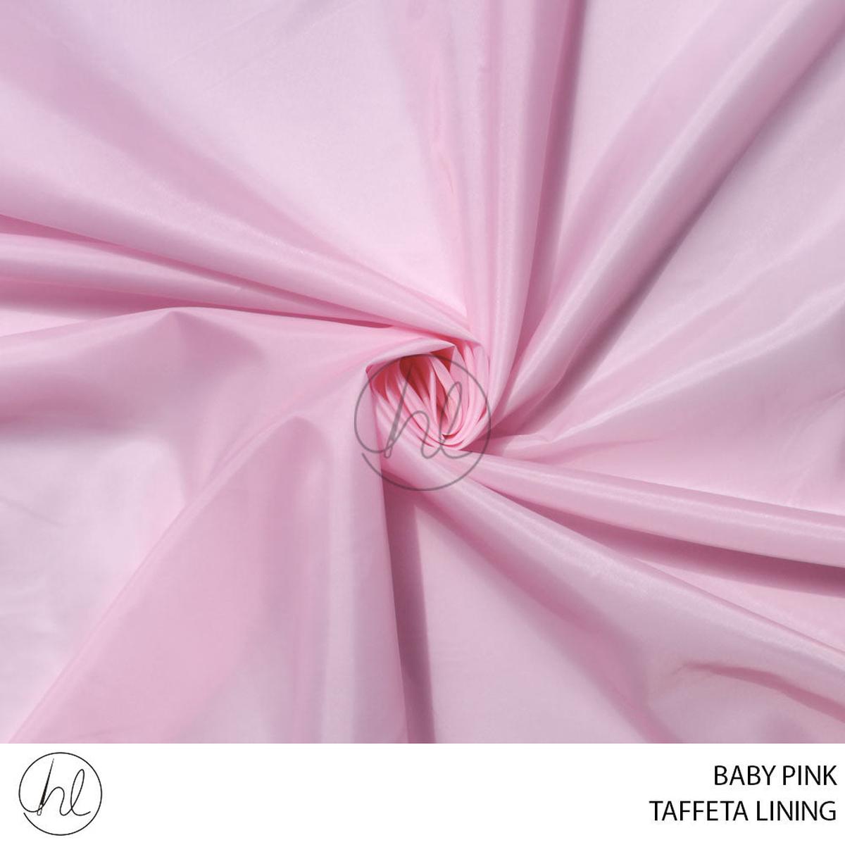 TAFFETA LINING 51 BABY PINK 150CM PER M