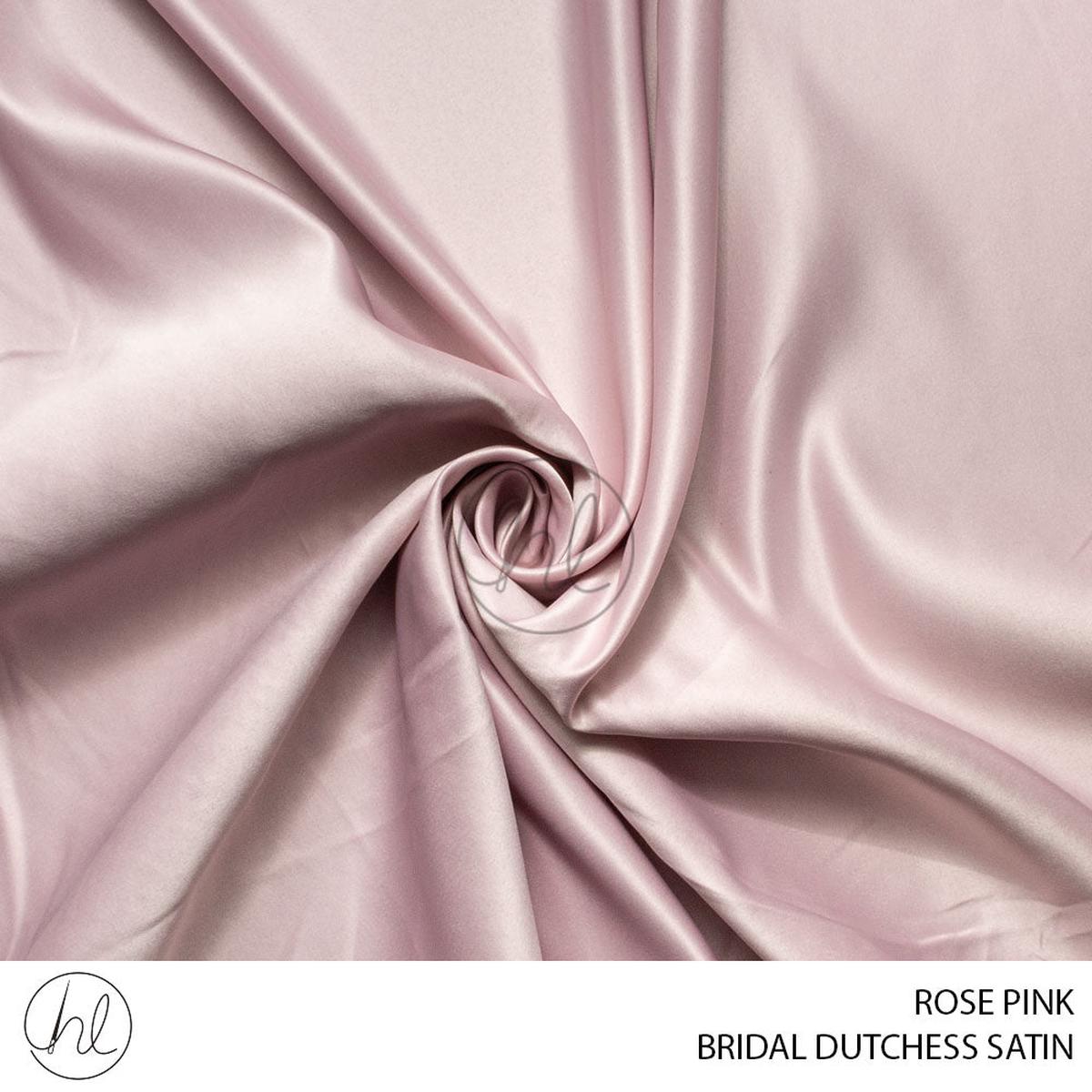 Bridal Dutchess Satin 55 Rose Pink 150cm Per M