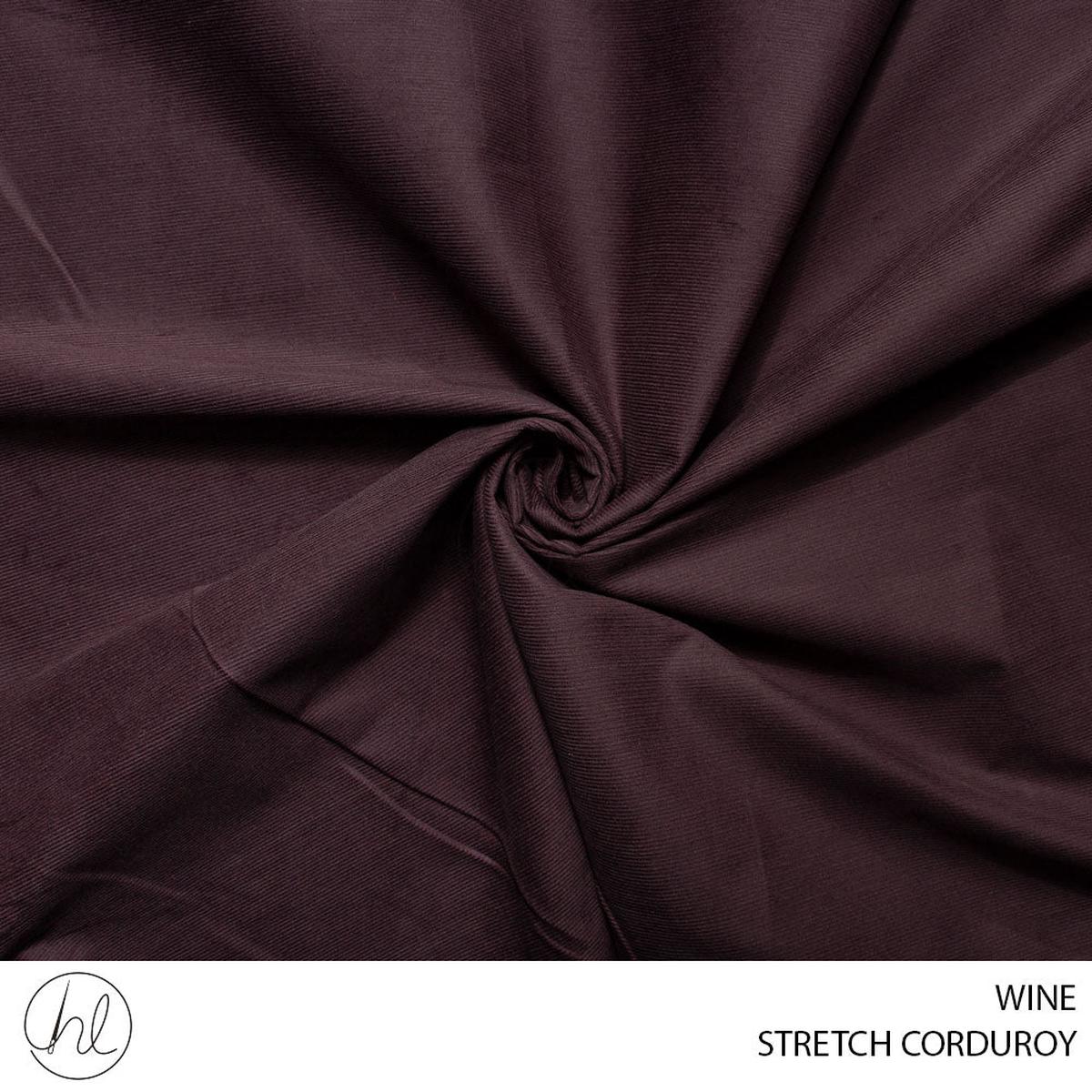 STRETCH CORDUROY 51 WINE 150CM PER M