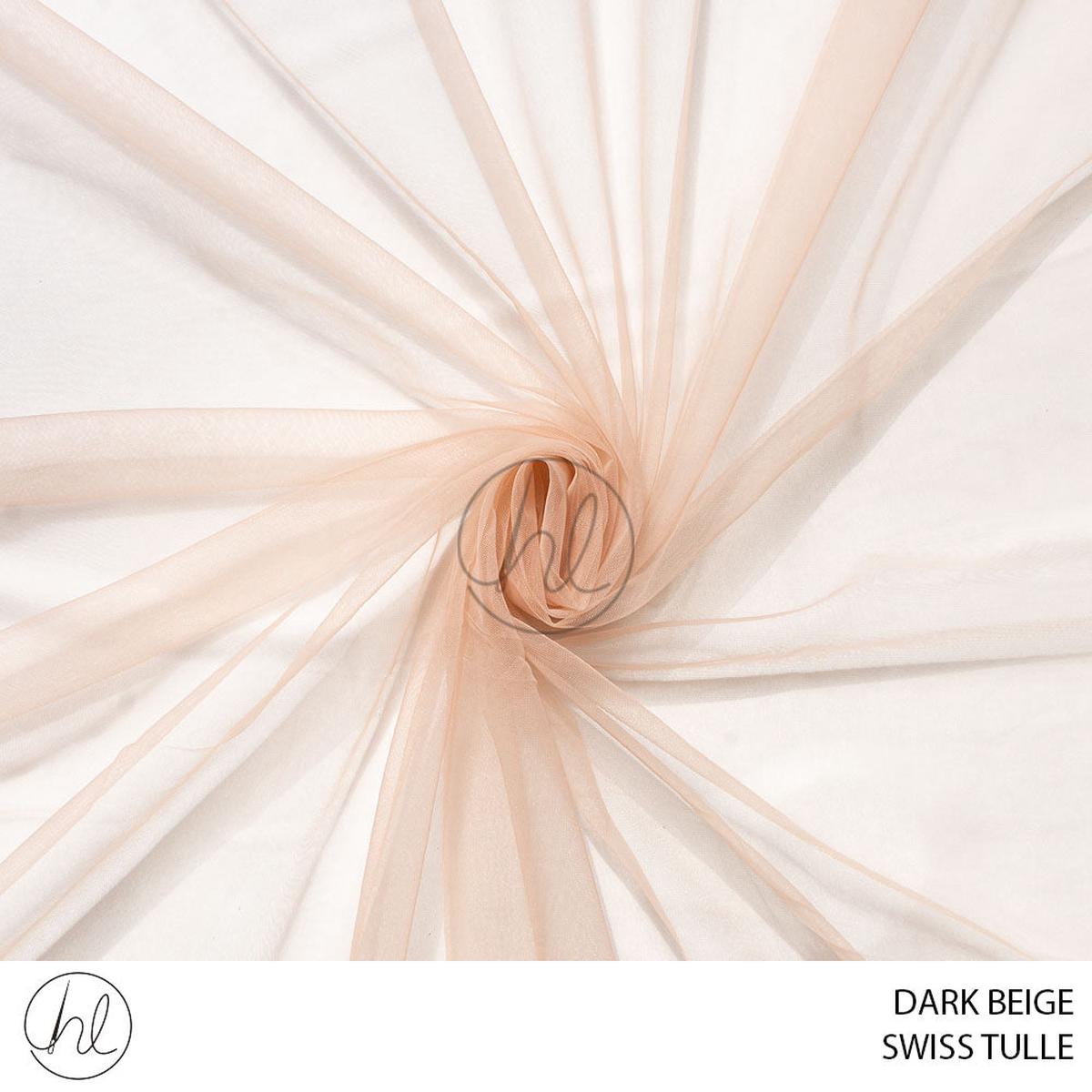Swiss Tulle 53 Dark Beige 3M Per M