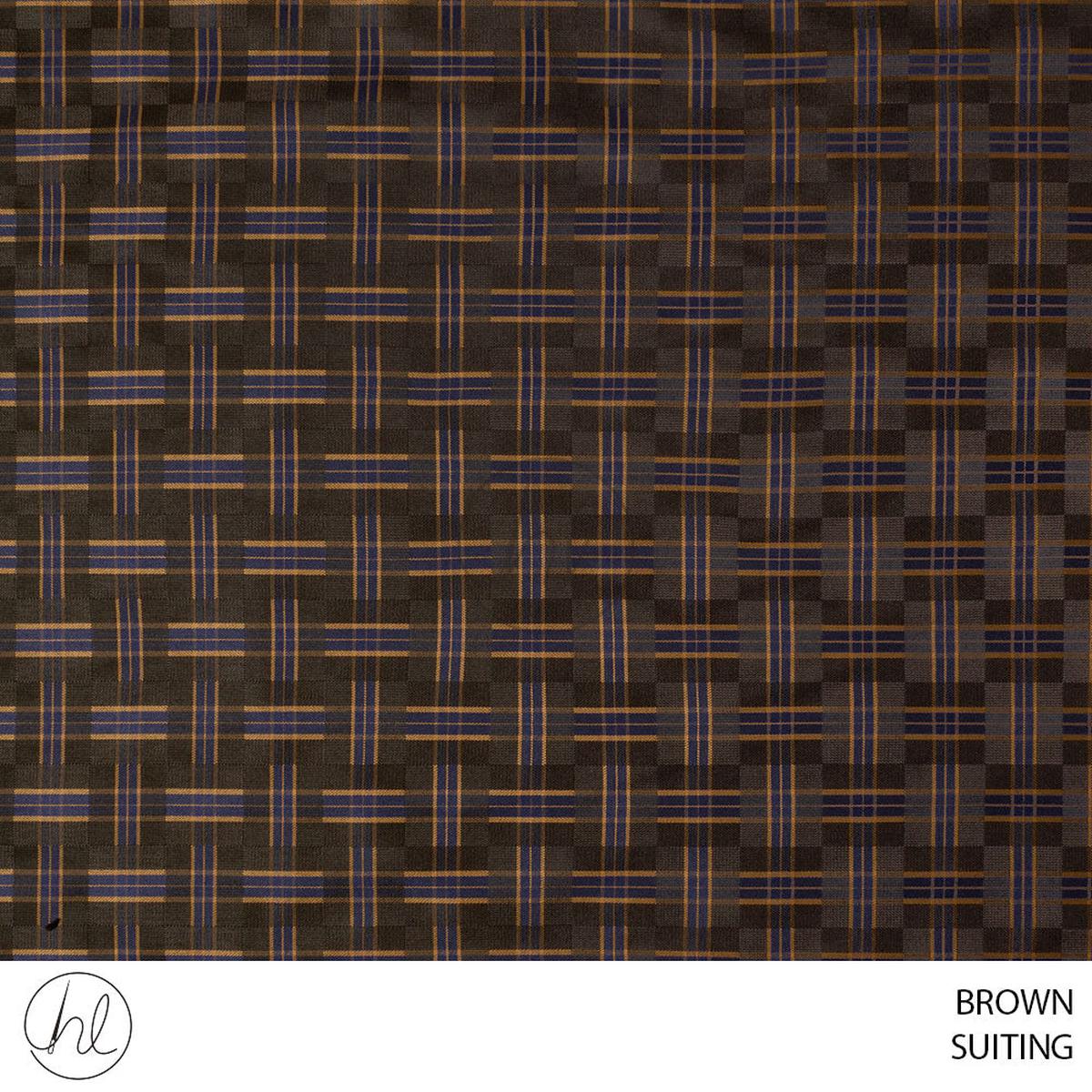 Suiting 55 Brown Design 07 150cm Per M
