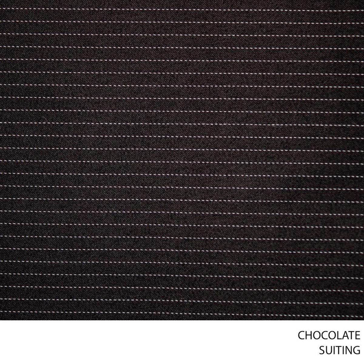 SUITING FABRIC CHOCOLATE FABRIC ROLL ROLL 001