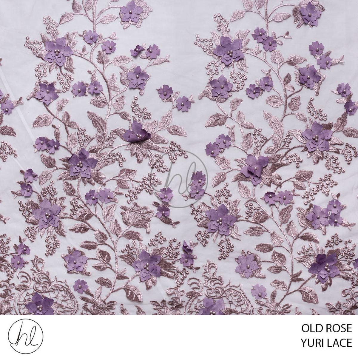 Yuri Lace 53 Old Rose 120cm Per M
