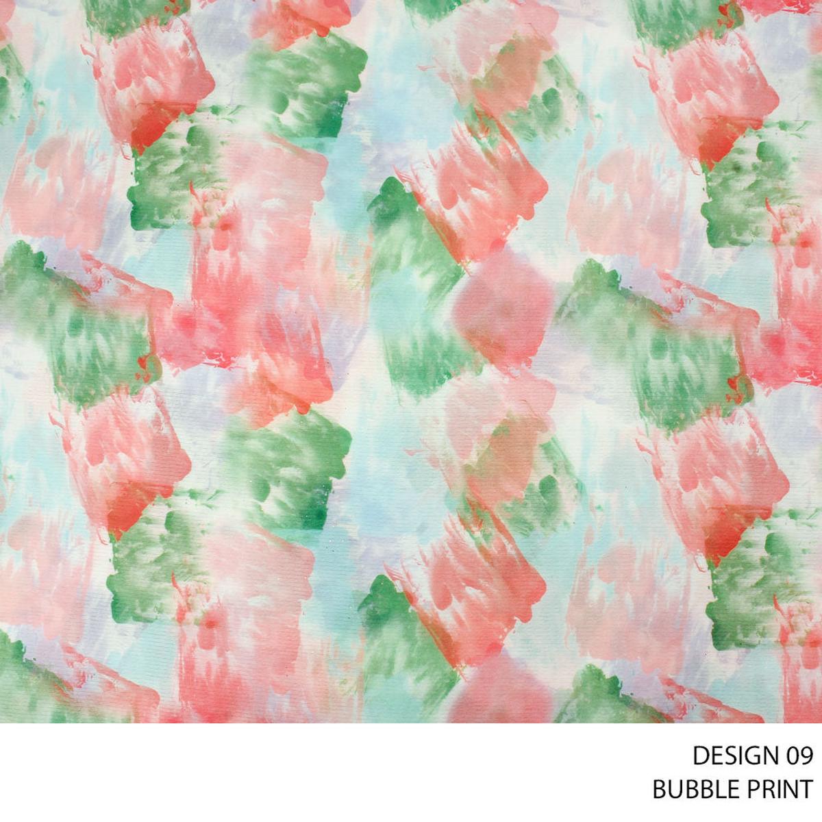 BUBBLE PRINT D#2 BABY BLUE ROLL ROLL 001