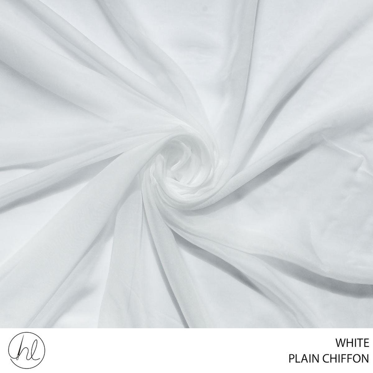 CHIFFON P/D 30D WHITE ROLL 001 1