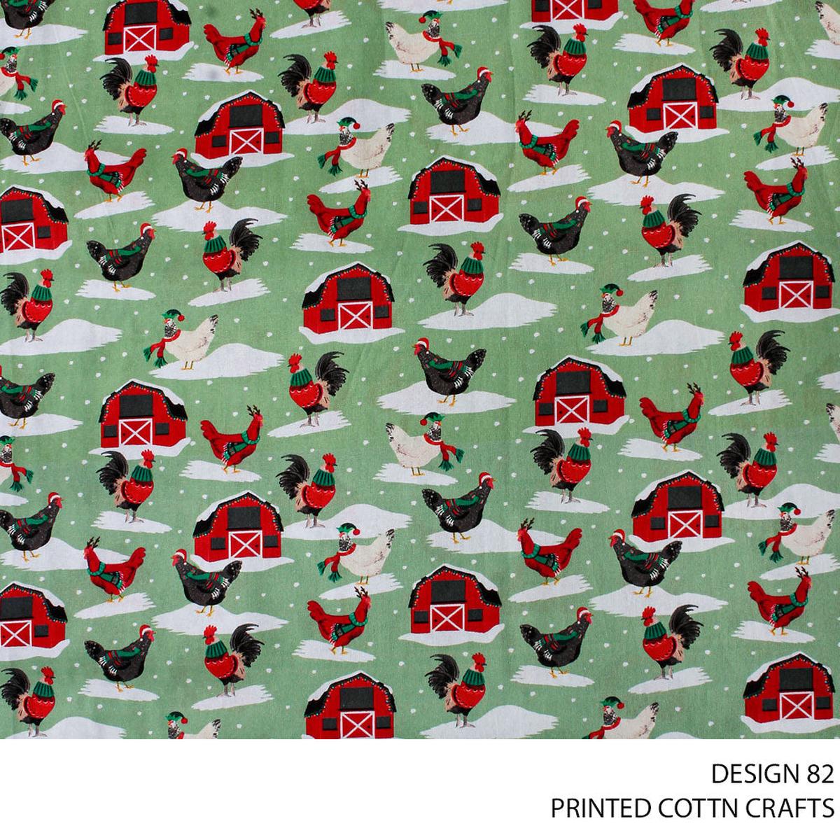 COTTON CRAFT DIGITAL FABRIC SAGE ROLL ROLL 001