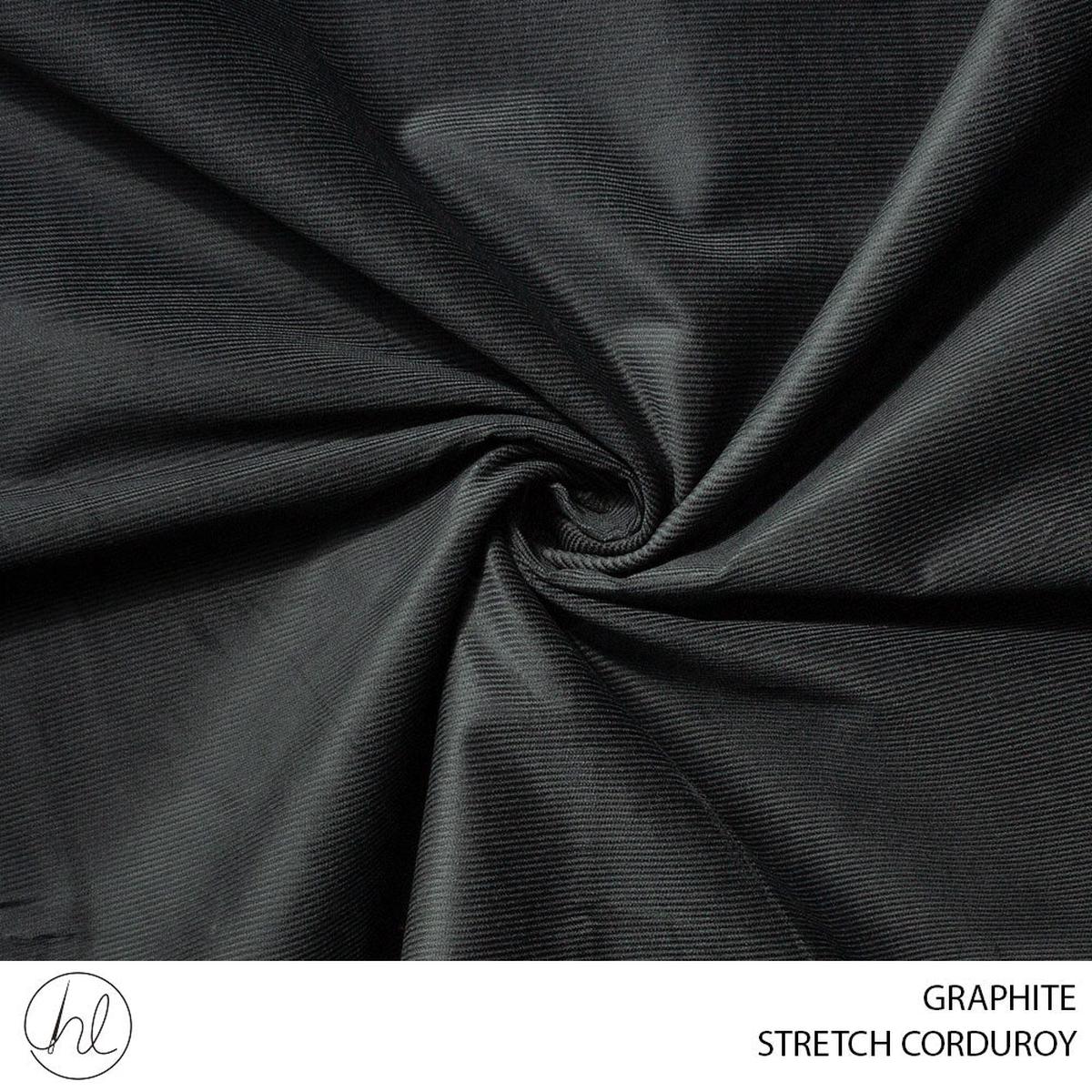 STRETCH CORDUROY 51 GRAPHITE 150CM PER M