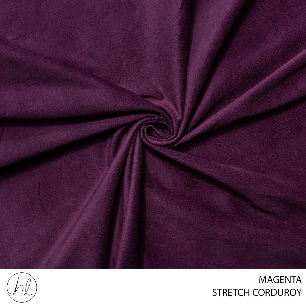 STRETCH CORDUROY 51 MAGENTA 150CM PER M