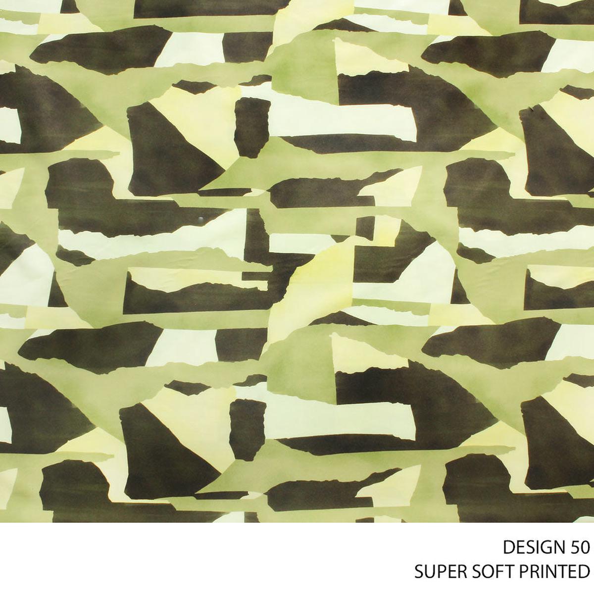 SUPER SOFT PRINTED FABRIC 150CM LIME ROLL ROLL 001
