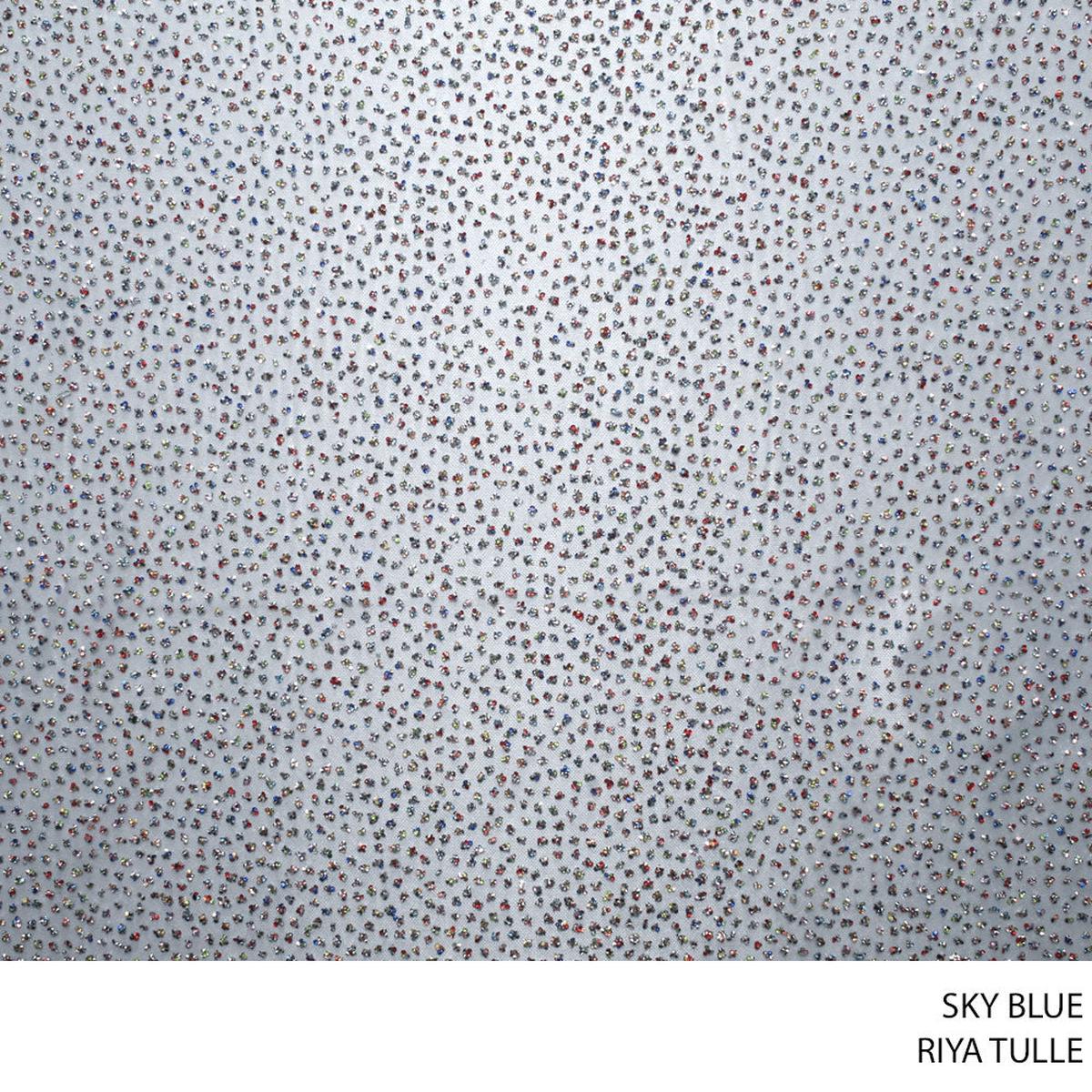TULLE RIYA FABRIC #D1 SKY BLUE