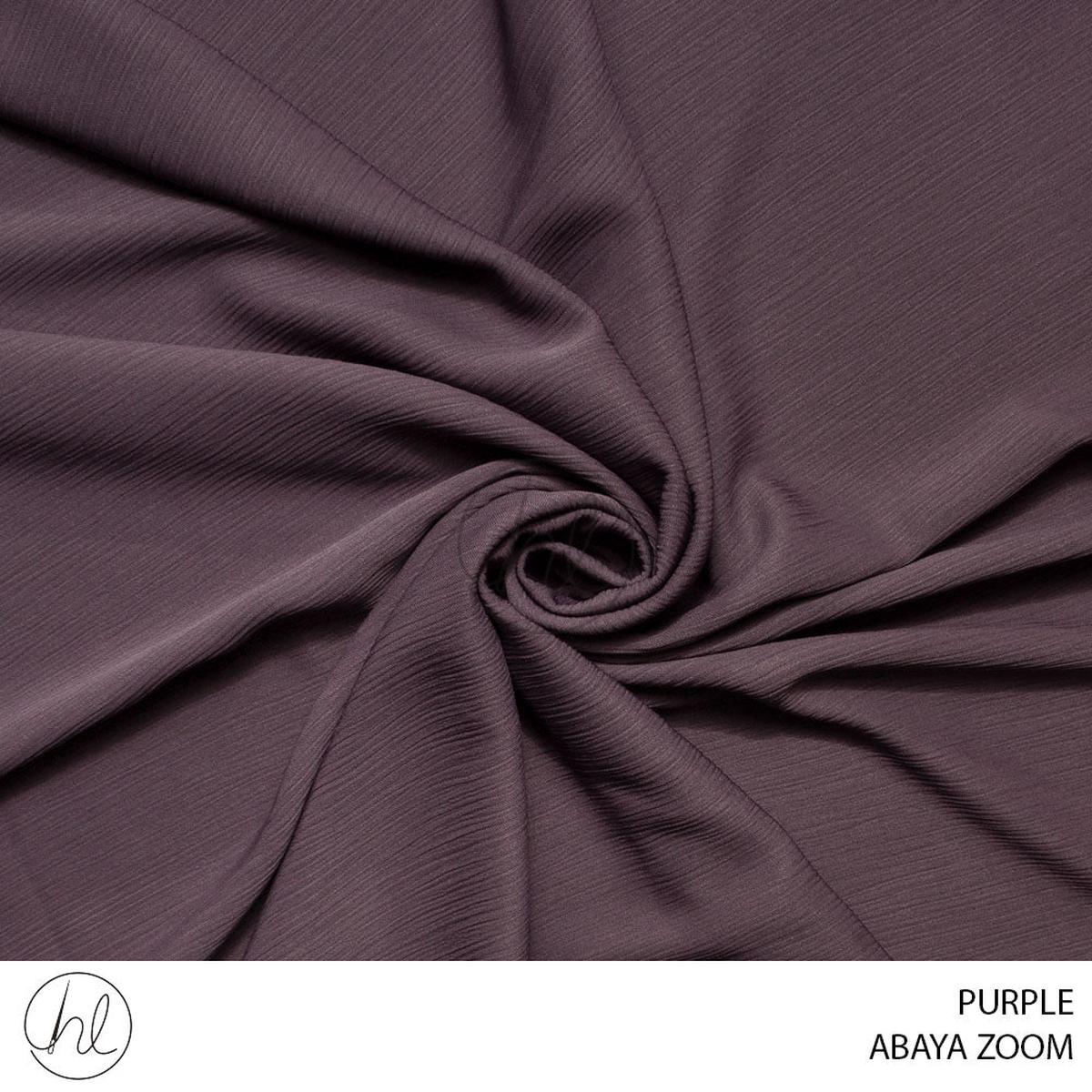 ABAYA ZOOM 781 PURPLE 150CM PER M