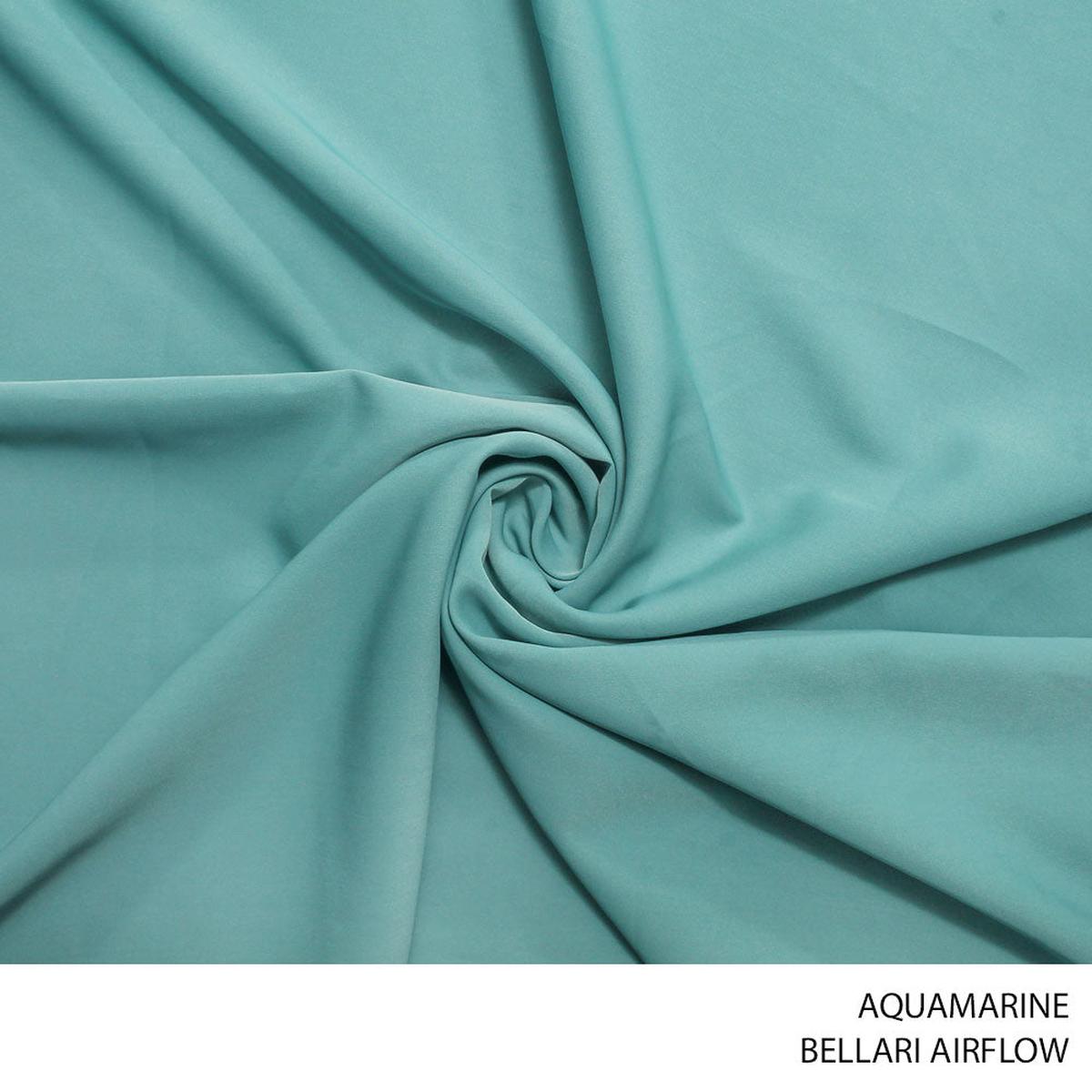 BELLARI AIRFLOW FABRIC 150CM AQUAMARINE