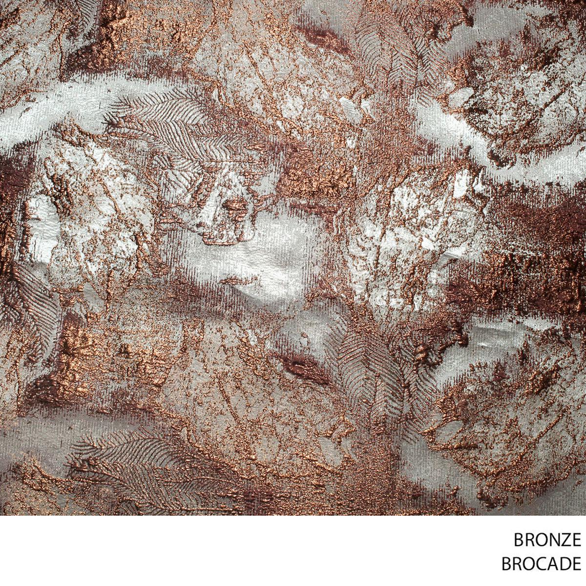 BROCADE FABRIC BRONZE