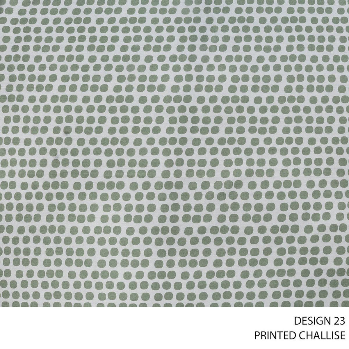 CHALISE PRINTED FABRIC 140CM OLIVE ROLL ROLL 002