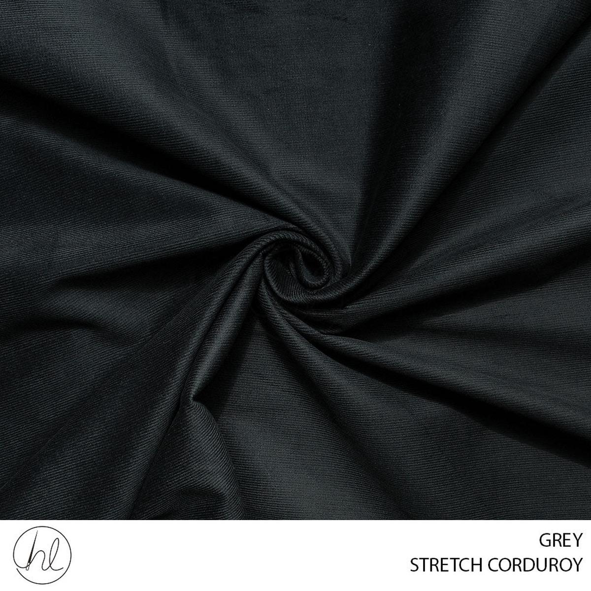 STRETCH CORDUROY 51 GREY 150CM PER M