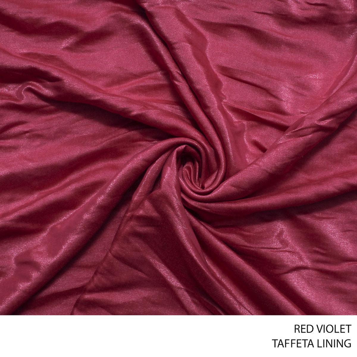 TAFFETA LINING FABRIC RED VIOLET ROLL ROLL 001