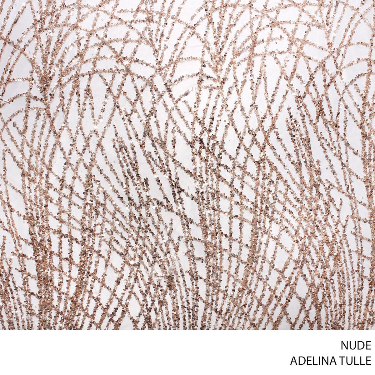 ADELINA EVENINGWEAR M FABRIC 140CM NUDE ROLL ROLL 001