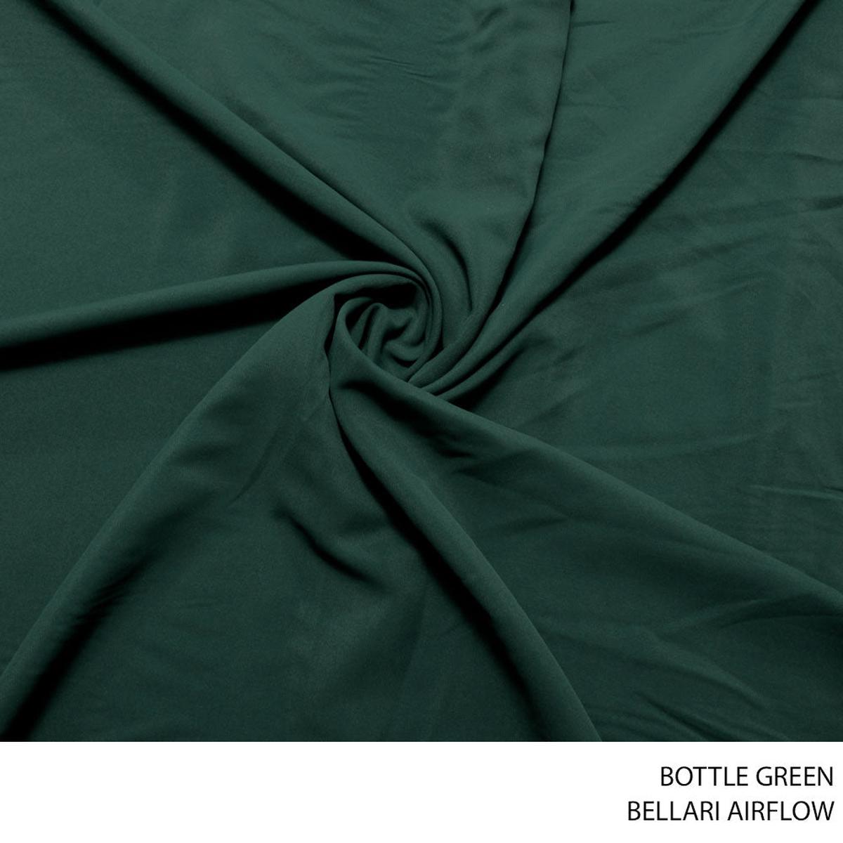 BELLARI AIRFLOW FABRIC 150CM BOTTLE GREEN
