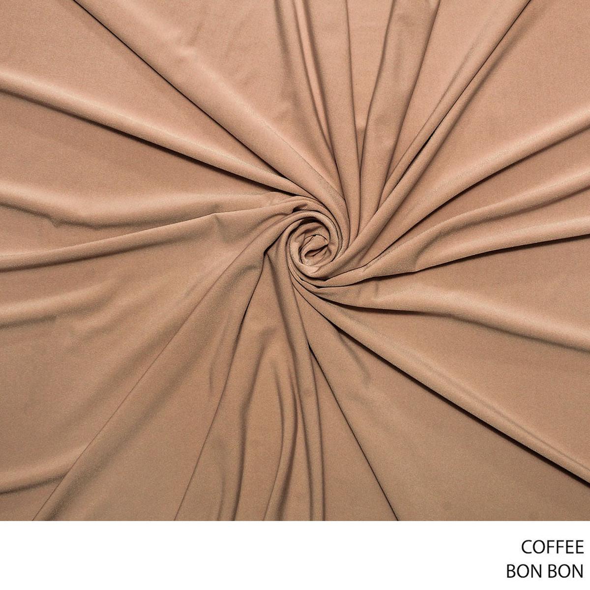 BON BON FABRIC 150CM COFFEE