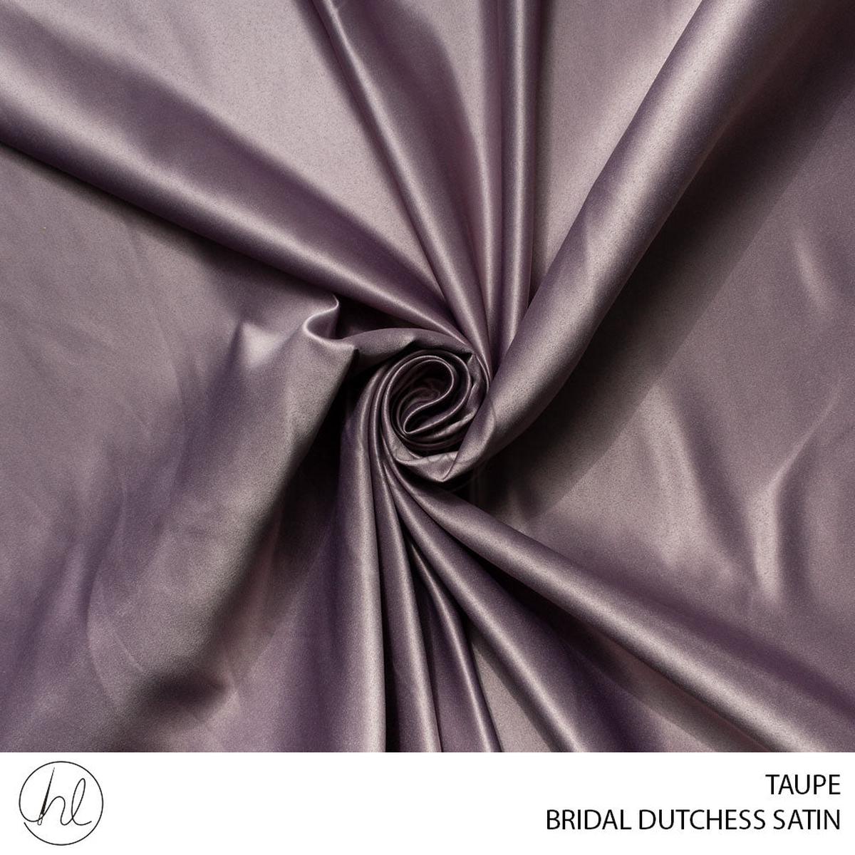 Bridal Dutchess Satin 781 Taupe 150cm Per M